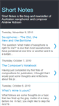 Mobile Screenshot of andrewsnotesblog.blogspot.com