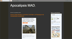 Desktop Screenshot of apocalipsis-mad.blogspot.com