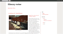 Desktop Screenshot of illiteraryreview.blogspot.com