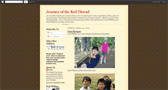 Desktop Screenshot of journey-of-the-red-thread.blogspot.com