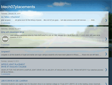 Tablet Screenshot of btech07placements.blogspot.com