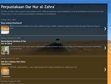 Tablet Screenshot of darnurulzahra.blogspot.com