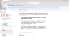 Desktop Screenshot of informacionahora.blogspot.com