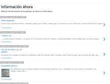 Tablet Screenshot of informacionahora.blogspot.com