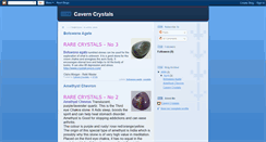 Desktop Screenshot of caverncrystals.blogspot.com