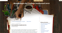 Desktop Screenshot of metodologiadeltrabajointelectual.blogspot.com