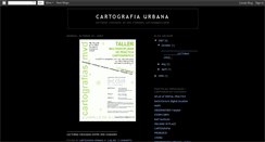 Desktop Screenshot of cartografiaurbana.blogspot.com