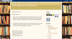 Desktop Screenshot of mooreyouknow.blogspot.com