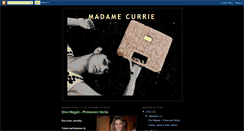 Desktop Screenshot of madamecurrie.blogspot.com