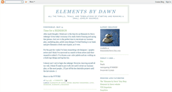 Desktop Screenshot of elementsbydawn.blogspot.com