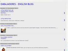 Tablet Screenshot of embajadoresingles.blogspot.com