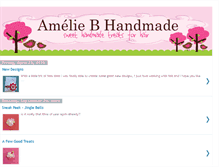 Tablet Screenshot of ameliebhandmade.blogspot.com