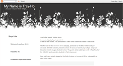Desktop Screenshot of mynameistrayho.blogspot.com