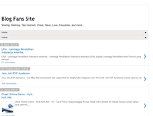 Tablet Screenshot of blogfansite.blogspot.com