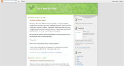 Desktop Screenshot of myfavoritealibi.blogspot.com