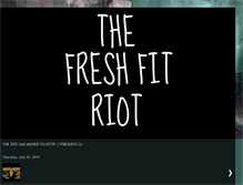 Tablet Screenshot of freshfitriot.blogspot.com