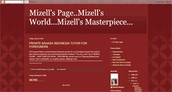 Desktop Screenshot of mizellanangoi.blogspot.com