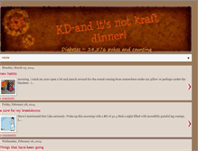 Tablet Screenshot of kd-anditsnotkraftdinner.blogspot.com