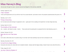 Tablet Screenshot of msharveysblog.blogspot.com