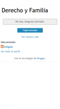 Mobile Screenshot of derechoyfamilia-paginasslibres.blogspot.com