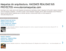 Tablet Screenshot of alarcomaquetas.blogspot.com