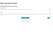 Tablet Screenshot of bomdegamesmmo.blogspot.com