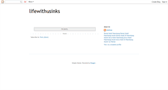 Desktop Screenshot of lifewithusinks.blogspot.com