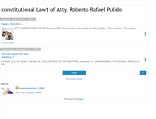 Tablet Screenshot of constitutionallaw10809.blogspot.com