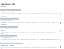 Tablet Screenshot of macarenosenlaweb.blogspot.com