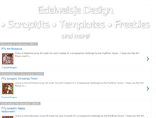 Tablet Screenshot of edelweisjedesign.blogspot.com