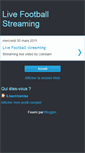 Mobile Screenshot of livefootball-streaming.blogspot.com