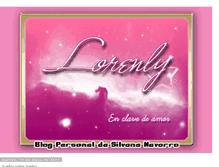 Tablet Screenshot of lorenlyenclavedeamor.blogspot.com