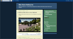 Desktop Screenshot of bikesharemelbourne.blogspot.com