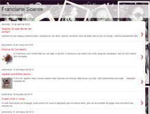 Tablet Screenshot of francianesoares.blogspot.com