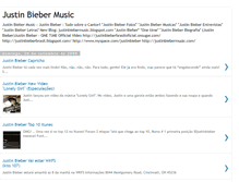 Tablet Screenshot of justinbiebermusic.blogspot.com