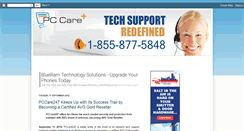 Desktop Screenshot of pccare247-tech-support.blogspot.com