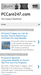 Mobile Screenshot of pccare247-tech-support.blogspot.com