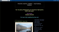 Desktop Screenshot of nationalparksnotecards.blogspot.com