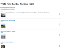 Tablet Screenshot of nationalparksnotecards.blogspot.com