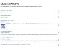 Tablet Screenshot of escolaeinclusao.blogspot.com