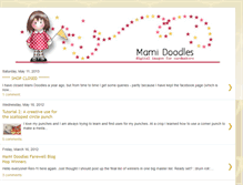 Tablet Screenshot of mamidoodles.blogspot.com