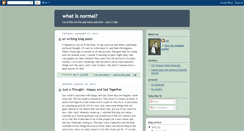 Desktop Screenshot of idontwannabenormal.blogspot.com