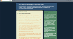 Desktop Screenshot of nmhomeschoolcommunity.blogspot.com