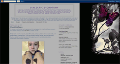 Desktop Screenshot of dialecticdichotomy.blogspot.com