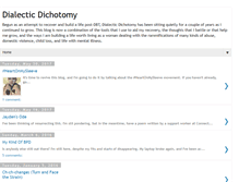 Tablet Screenshot of dialecticdichotomy.blogspot.com