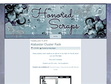 Tablet Screenshot of honoredscraps.blogspot.com