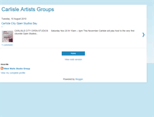 Tablet Screenshot of carlisleartistgroups.blogspot.com