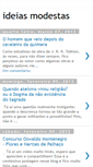 Mobile Screenshot of ideiasmodestas.blogspot.com