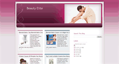 Desktop Screenshot of beautyelite.blogspot.com