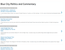 Tablet Screenshot of bluecitypoliticsandcommentary.blogspot.com
